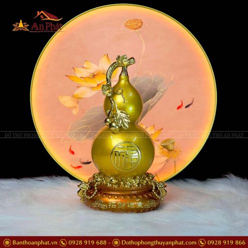 phong thuy decor ho lo chau bau vang cao cap pt008 3