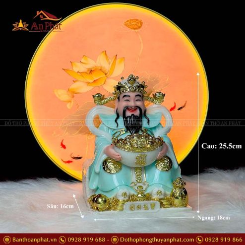 tuong than tai than tien da xanh cao cap t045 6