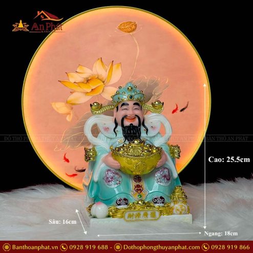 tuong than tai than tien da xanh nhap khau t012 6