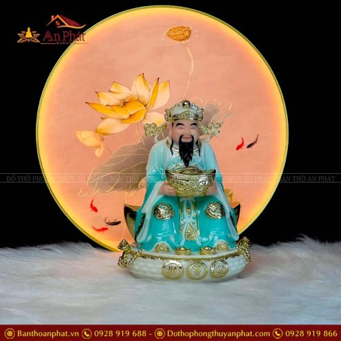 tuong than tai than tien da xanh nhap khau t066 3
