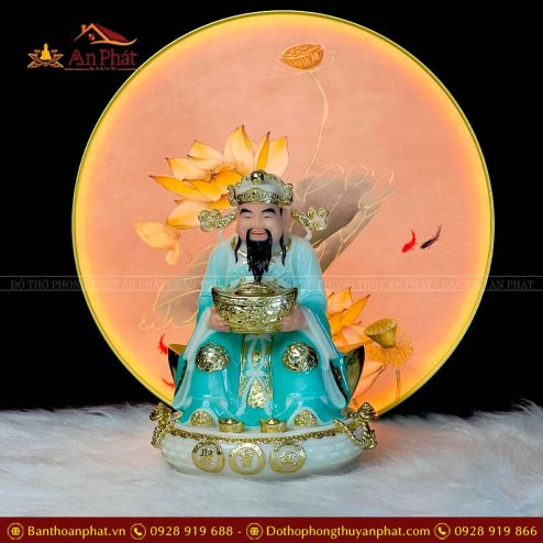 tuong than tai than tien da xanh nhap khau t066 4