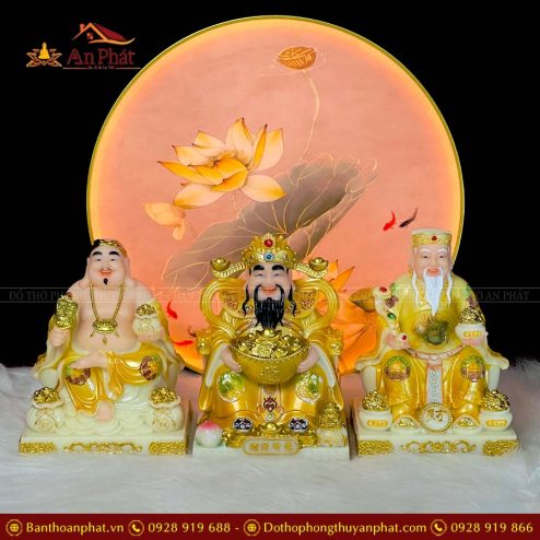 tuong than tai tho dia da nhap khau bo 3 ong vang t003 3