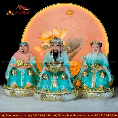 tuong than tai tho dia da xanh de tron bo 3 ong cao cap t067 4