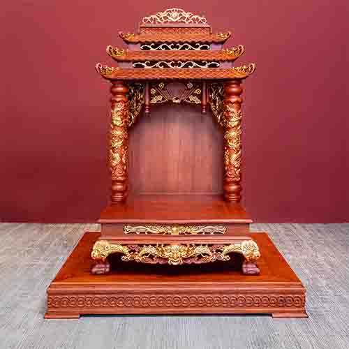 Ban Thần Tài Cao Cấp 3 Mái TT1810