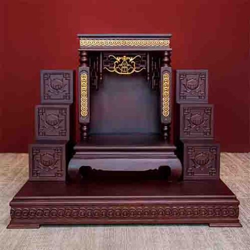 Ban Thần Tài Hiện Đại Gỗ Hương TT1818