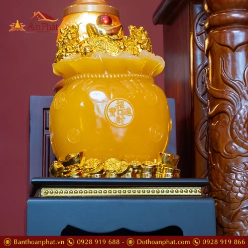 Bàn Thần Tài Ông Địa Đồ Thờ Ngọc Hoa Sen Cao Cấp TT1833 38 ban than tai ong dia do tho ngoc hoa sen cao cap tt895 16