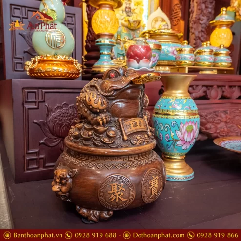 Ban Thần Tài Ông Địa Gỗ Hương Đồ Thờ Nhập Khẩu TT1843 38 ban than tai ong dia go huong do tho nhap khau tt905 12