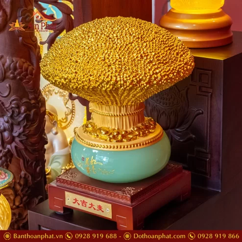 Ban Thần Tài Ông Địa Gỗ Hương Đồ Thờ Nhập Khẩu TT1843 43 ban than tai ong dia go huong do tho nhap khau tt905 17