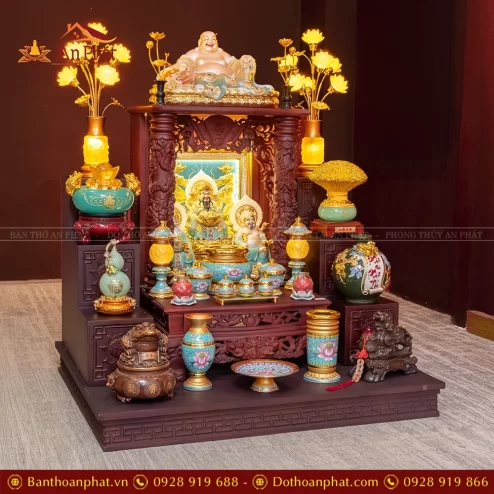 Ban Thần Tài Ông Địa Gỗ Hương Đồ Thờ Nhập Khẩu TT1843 29 ban than tai ong dia go huong do tho nhap khau tt905 3