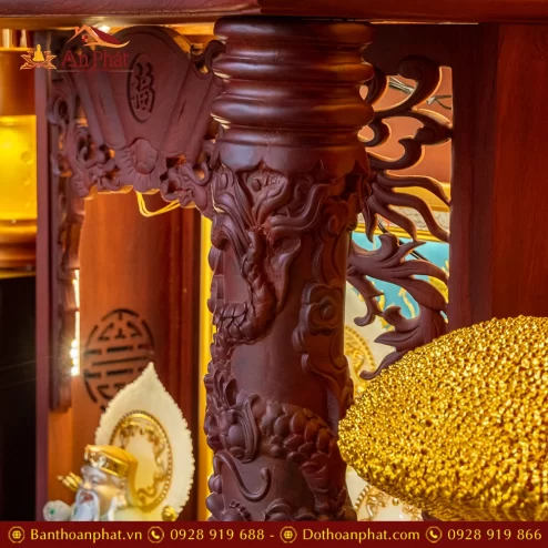 Ban Thần Tài Ông Địa Gỗ Hương Đồ Thờ Nhập Khẩu TT1843 31 ban than tai ong dia go huong do tho nhap khau tt905 5