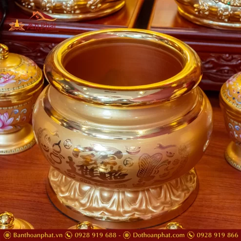 Bàn Thần Tài Thổ Địa 3 Mái Gỗ Hương Đồ Thờ Hợp Kim TT1836 36 ban than tai tho dia 3 mai go huong do tho hop kim tt898 10