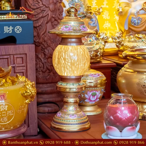 Bàn Thần Tài Thổ Địa 3 Mái Gỗ Hương Đồ Thờ Hợp Kim TT1836 37 ban than tai tho dia 3 mai go huong do tho hop kim tt898 11