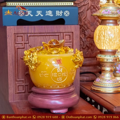 Bàn Thần Tài Thổ Địa 3 Mái Gỗ Hương Đồ Thờ Hợp Kim TT1836 39 ban than tai tho dia 3 mai go huong do tho hop kim tt898 13