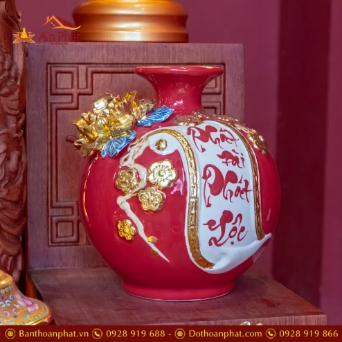 Bàn Thần Tài Thổ Địa 3 Mái Gỗ Hương Đồ Thờ Hợp Kim TT1836 43 ban than tai tho dia 3 mai go huong do tho hop kim tt898 17