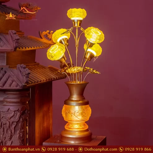 Bàn Thần Tài Thổ Địa 3 Mái Gỗ Hương Đồ Thờ Hợp Kim TT1836 45 ban than tai tho dia 3 mai go huong do tho hop kim tt898 19