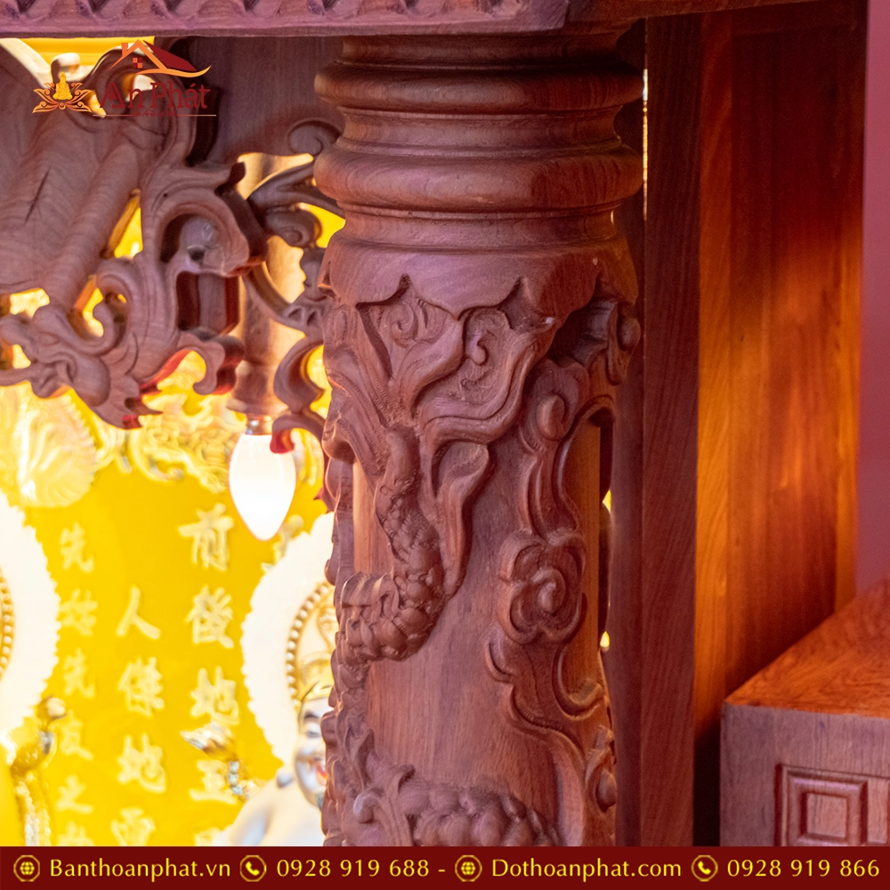 Bàn Thần Tài Thổ Địa 3 Mái Gỗ Hương Đồ Thờ Hợp Kim TT1836 24 ban than tai tho dia 3 mai go huong do tho hop kim tt898 25