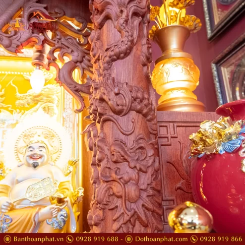 Bàn Thần Tài Thổ Địa 3 Mái Gỗ Hương Đồ Thờ Hợp Kim TT1836 54 ban than tai tho dia 3 mai go huong do tho hop kim tt898 28