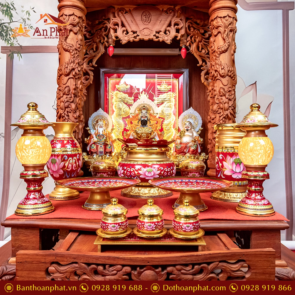 Bàn Thần Tài Thổ Địa Đồ Thờ Hợp Kim Đồng Đỏ TT1835 10 ban than tai tho dia do tho hop kim dong do tt897 11
