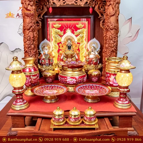 Bàn Thần Tài Thổ Địa Đồ Thờ Hợp Kim Đồng Đỏ TT1835 18 ban than tai tho dia do tho hop kim dong do tt897 6