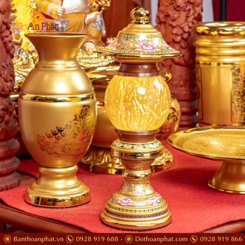 Bàn Thần Tài Thổ Địa Gỗ Hương 3 Mái Đồ Thờ Hợp Kim TT1834 23 ban than tai tho dia go huong 3 mai do tho hop kim tt896 11