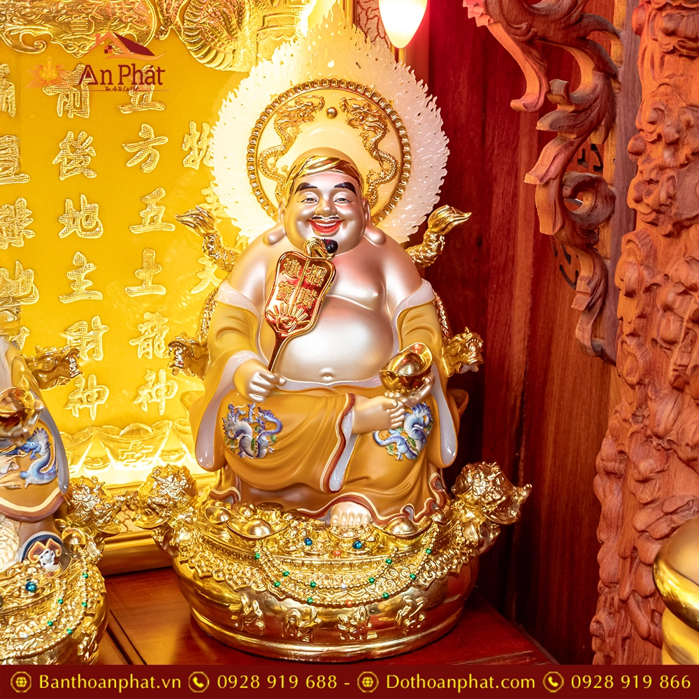 Bàn Thần Tài Thổ Địa Gỗ Hương 3 Mái Đồ Thờ Hợp Kim TT1834 6 ban than tai tho dia go huong 3 mai do tho hop kim tt896 7