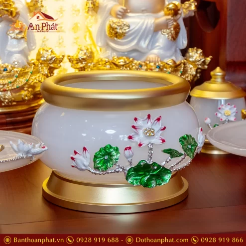 Bàn Thờ Thần Tài Cao Cấp Đồ Thờ Ngọc Hoa Sen TT1841 38 ban tho than tai cao cap do tho ngoc hoa sen tt903 18