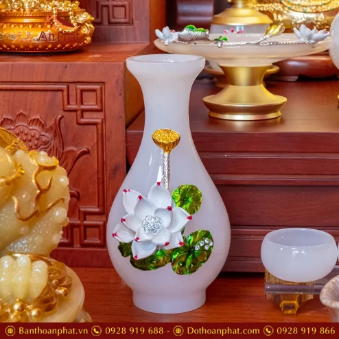 Bàn Thờ Thần Tài Cao Cấp Đồ Thờ Ngọc Hoa Sen TT1841 39 ban tho than tai cao cap do tho ngoc hoa sen tt903 19