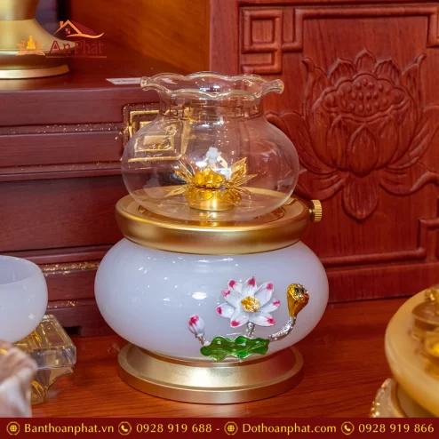 Bàn Thờ Thần Tài Cao Cấp Đồ Thờ Ngọc Hoa Sen TT1841 40 ban tho than tai cao cap do tho ngoc hoa sen tt903 20