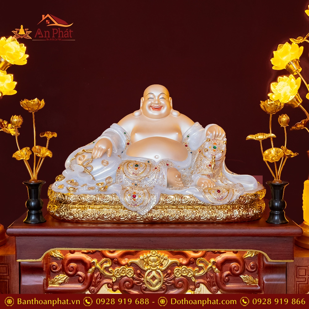 Bàn Thờ Thần Tài Cao Cấp Đồ Thờ Ngọc Hoa Sen TT1841 8 ban tho than tai cao cap do tho ngoc hoa sen tt903 9