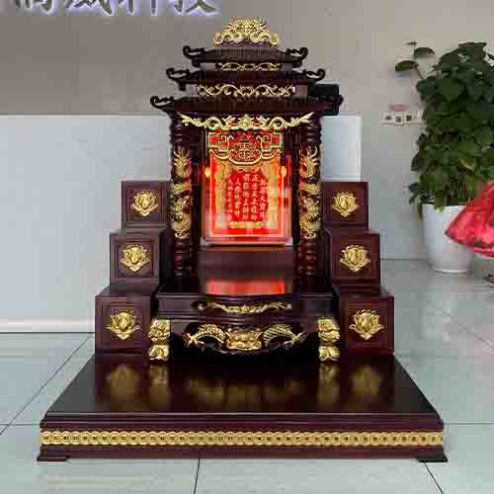 Bàn Thờ Thần Tài Đẹp 3 Mái TT1809