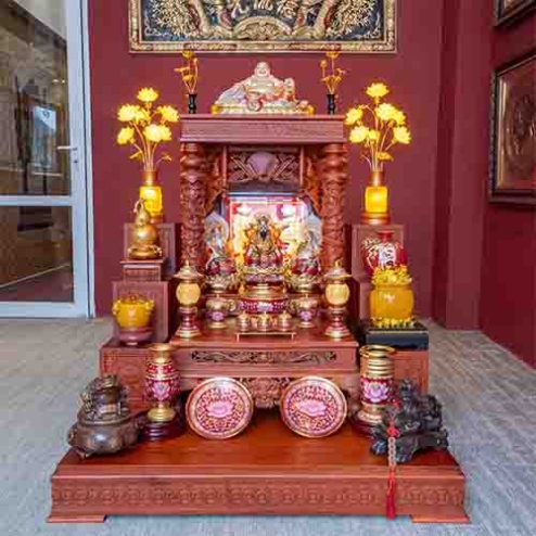 Bàn Thờ Thần Tài Đủ Đồ Thờ Cao Cấp TT1824
