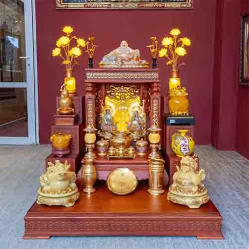 Bàn Thờ Thần Tài Ông Địa Đồ Thờ Cao Cấp TT883