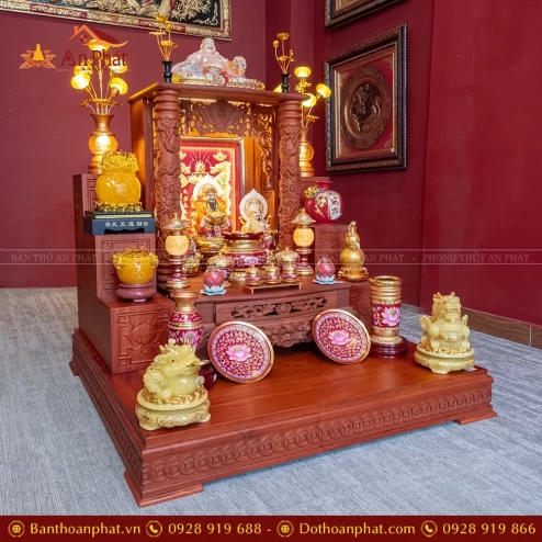 Bàn Thờ Thần Tài Thổ Địa Cao Cấp Đồ Thờ Nhập Khẩu TT1839 28 ban tho than tai tho dia cao cap do tho nhap khau tt901 3