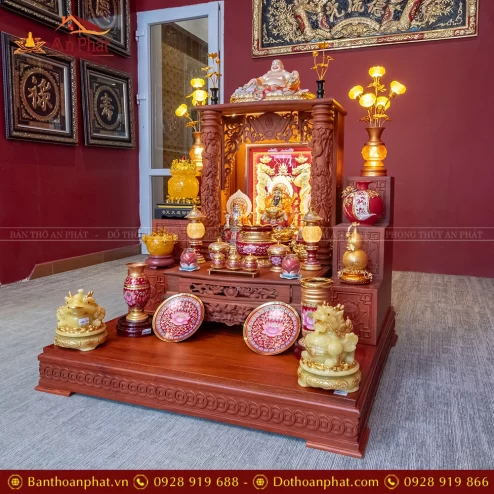 Bàn Thờ Thần Tài Thổ Địa Cao Cấp Đồ Thờ Nhập Khẩu TT1839 29 ban tho than tai tho dia cao cap do tho nhap khau tt901 4
