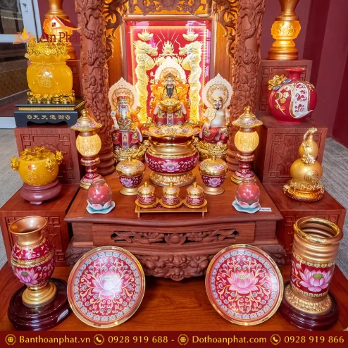 Bàn Thờ Thần Tài Thổ Địa Cao Cấp Đồ Thờ Nhập Khẩu TT1839 30 ban tho than tai tho dia cao cap do tho nhap khau tt901 5