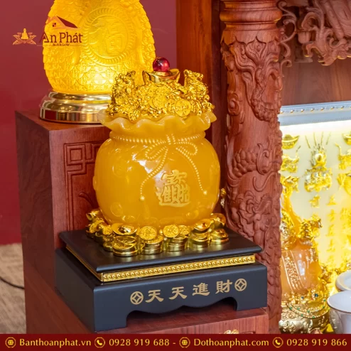 Bàn Thờ Thần Tài Thổ Địa Gỗ Hương Đủ Đồ Thờ TT1840 29 ban tho than tai tho dia go huong du do tho tt902 10