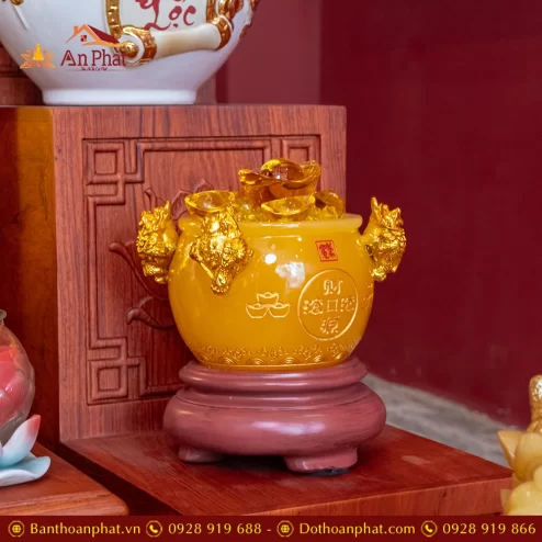 Bàn Thờ Thần Tài Thổ Địa Gỗ Hương Đủ Đồ Thờ TT1840 34 ban tho than tai tho dia go huong du do tho tt902 15