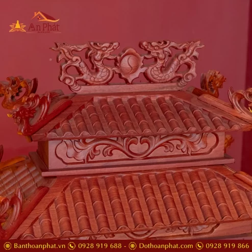 Bàn Thờ Thần Tài Thổ Địa Gỗ Hương Đủ Đồ Thờ TT1840 24 ban tho than tai tho dia go huong du do tho tt902 5