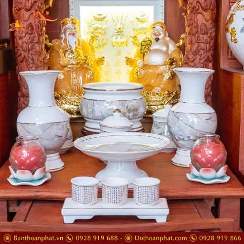 Bàn Thờ Thần Tài Thổ Địa Gỗ Hương Đủ Đồ Thờ TT1840 26 ban tho than tai tho dia go huong du do tho tt902 7