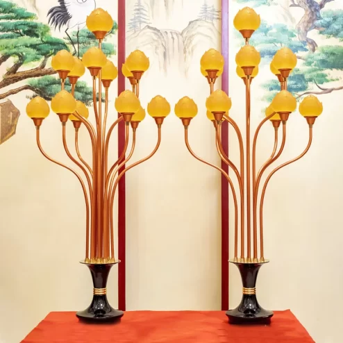 Đèn thờ điện 33 bông chùm phát sáng DTD1333 An Phát