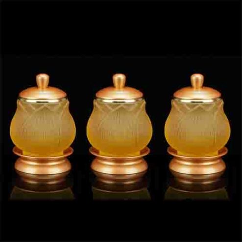 Chóe Thờ Cửu Liên Chân Đế Đồng Vàng DT253
