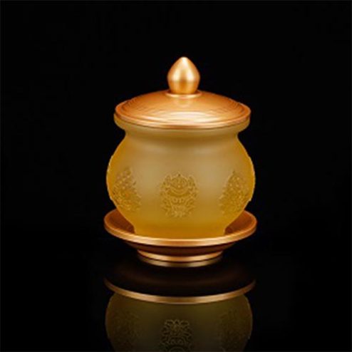 Choé Thờ Lưu Ly 8 Cát Tường Cao Cấp DT346