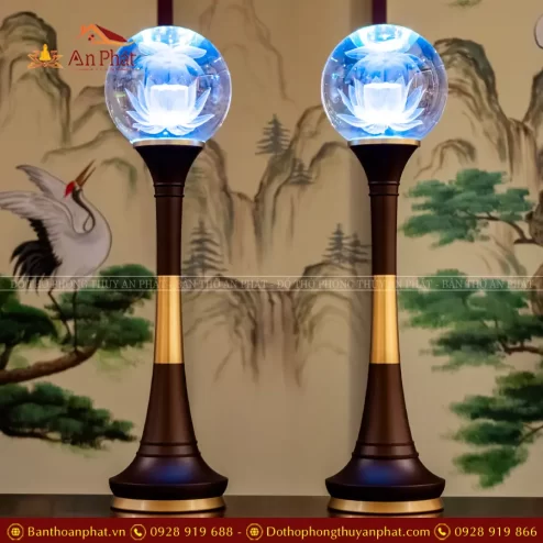 Đèn thờ cúng bằng điện đẹp An Phát