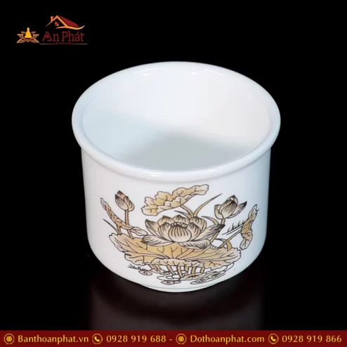 ky chen tho su trang hoa sen vang dt249 2