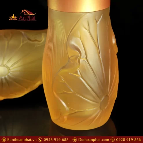 lo hoa luu ly la sen mieng dong vang cao cap dt32000009