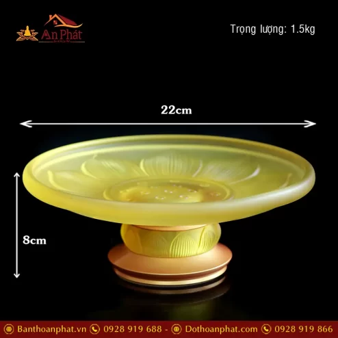 mam bong luu ly cuu lien hoa sen chan dong dt30900007