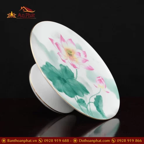 mam bong su trang hoa sen hong la xanh dt28000003