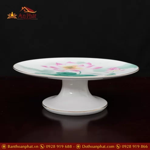 mam bong su trang hoa sen hong la xanh dt28000006