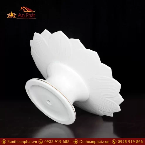 mam bong su trang hoa sen vien vang dt239 2