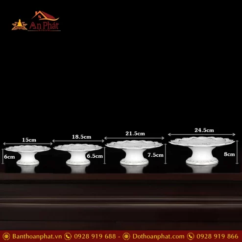 mam bong su trang hoa sen vien vang dt239 3